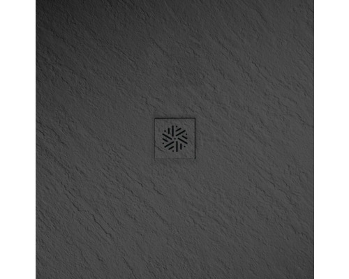 JUNGBORN Douchebak Cento zwart 90x90x2,4 cm JUNGBORN Douchebak Cento zwart 90x90x2,4 cm