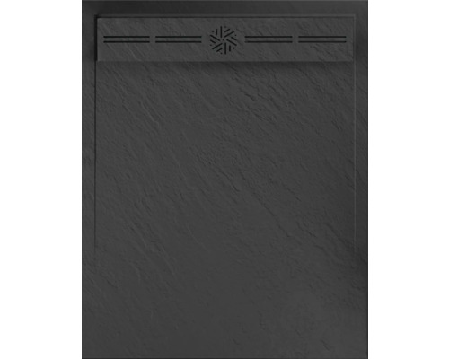 JUNGBORN Douchebak Venti zwart 100x80x3 cm JUNGBORN Douchebak Venti zwart 100x80x3 cm