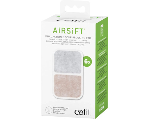 CATIT Luchtfilter pad 6 st CATIT Luchtfilter pad 6 st