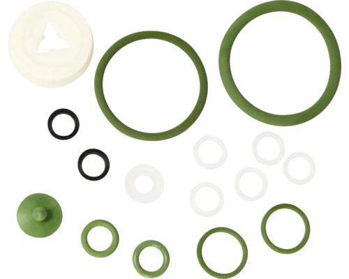 Dichtingsset met rubberen en plastic ringen