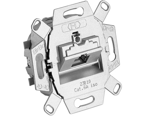 RUTENBECK Inbouwelement wandcontactdoos RJ45 CAT6 enkel RUTENBECK Inbouwelement wandcontactdoos RJ45 CAT6 enkel
