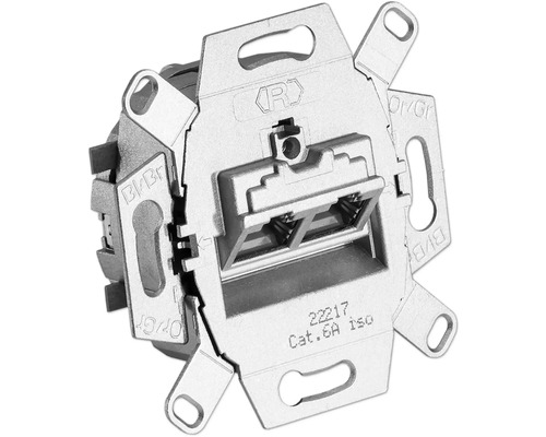 RUTENBECK Inbouwelement wandcontactdoos RJ45 CAT6 dubbel RUTENBECK Inbouwelement wandcontactdoos RJ45 CAT6 dubbel