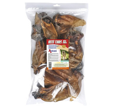 Verpakking met runderoren voor honden