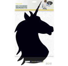 Securit wandbord silhouet eenhoorn