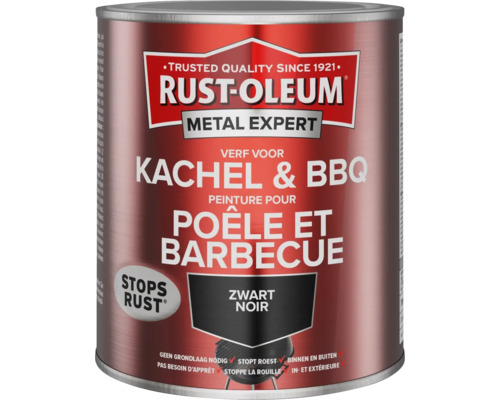 RUST-OLEUM Metal Expert Kachel & BBQ verf zwart 750 ml