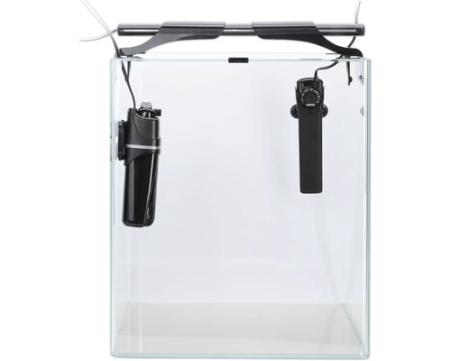 Aquarium met filter, verwarming en lamp