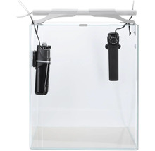 Aquarium met filter en verwarming