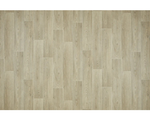 PVC op maat Giant houtoptiek wit beuken 300 cm breed Gelegd laminaat met houtlook