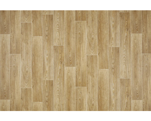 PVC op maat Giant 532 houtoptiek licht beuken 300 cm breed Gelegd laminaat met houtlook