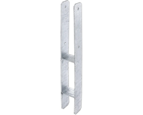 KAISERTHAL H-paalhouder 71x300x600 mm, thermisch verzinkt, 1 stuks KAISERTHAL H-paalhouder 71x300x600 mm, thermisch verzinkt, 1 stuks