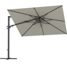 SOLUNA Zweefparasol Orléans ecru 300x300 cm, hoogte 251 cm-thumb-2