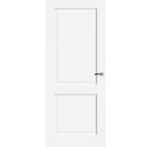 Witte binnendeur met deurkruk