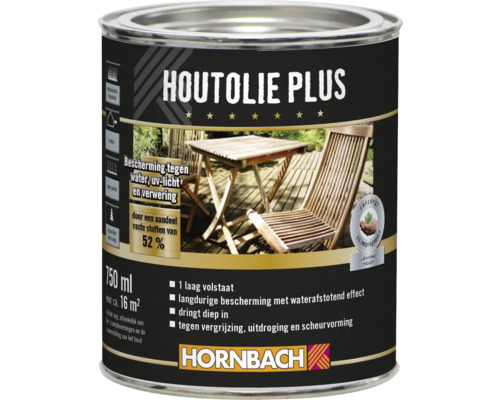 HORNBACH Houtolie Plus kleurloos 750 ml