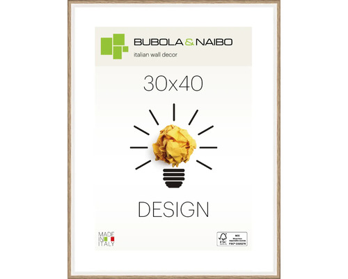 BUBOLA&NAIBO Fotolijst hout 6790/01 eiken wit 30x40 cm