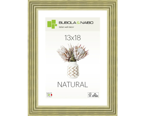 BUBOLA&NAIBO Fotolijst hout 6860/03 groen 13x18 cm