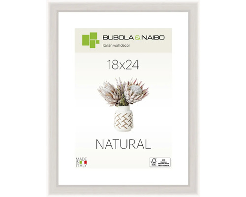 BUBOLA&NAIBO Fotolijst hout 4040/1 wit 18x24 cm
