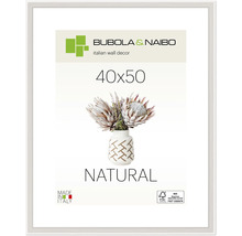 Bubola en Naibo wanddecoratie, 40x50 cm, met bloemen in een vaas