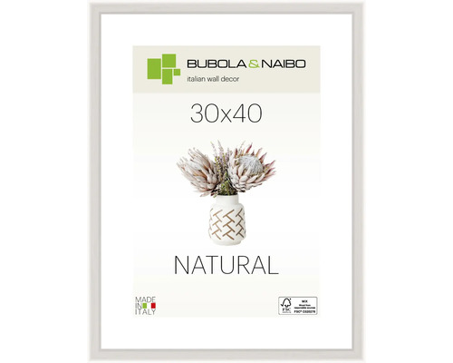 BUBOLA&NAIBO Fotolijst hout 4040/1 wit 30x40 cm