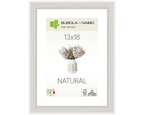 BUBOLA&NAIBO Fotolijst hout 4040/1 wit 13x18 cm