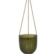 Hangende plantenbak met jute koord