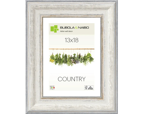 BUBOLA&NAIBO Fotolijst hout 5015/02 wit 13x18 cm BUBOLA&NAIBO Fotolijst hout 5015/02 wit 13x18 cm