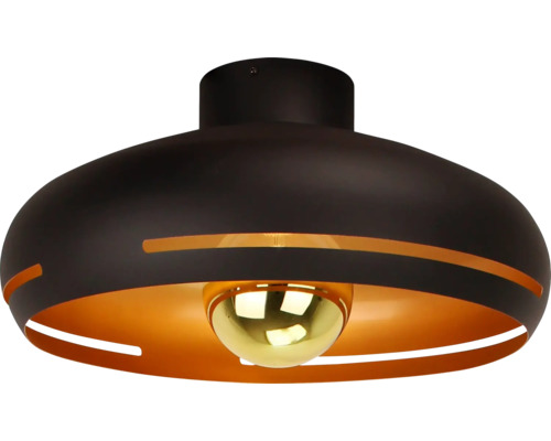 CHERICONI Plafondlamp Striscia Ø 45 cm zwart-goud