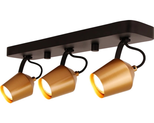 Plafondlamp met drie spots