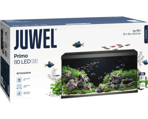 JUWEL Aquarium set Primo 110 2.0 zwart 110 L, 81x36x43,5 cm