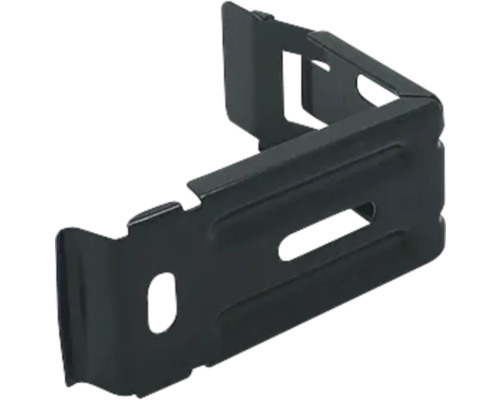 Metalen hoek met uitsparingen voor bevestiging