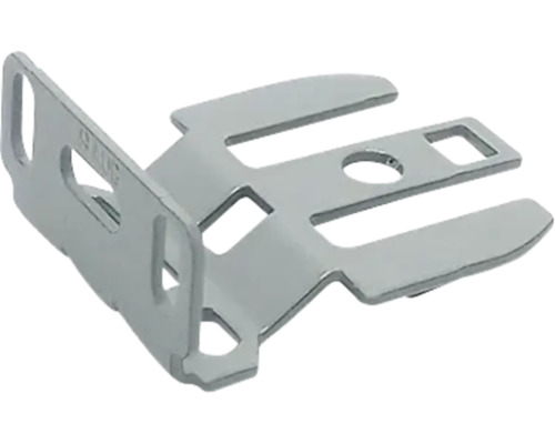 Metalen beugel met uitsparingen voor montage