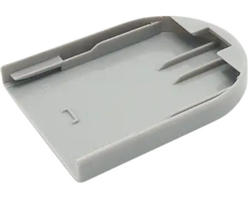 Grijze kunststof afdekking