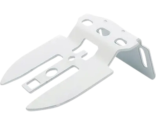 Metalen bevestigingshoek met uitsparingen voor montage