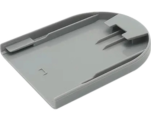 Grijs deksel van kunststof