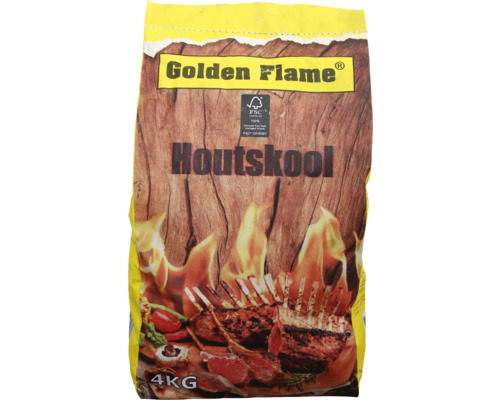 GOLDEN FLAME Houtskool 4 kg