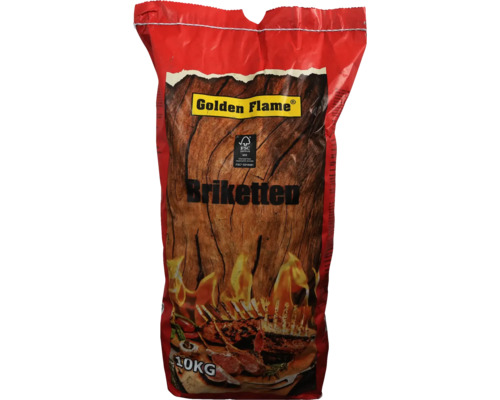 GOLDEN FLAME Briketten 10 kg