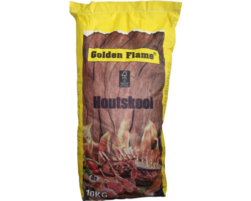 GOLDEN FLAME Houtskool 10 kg