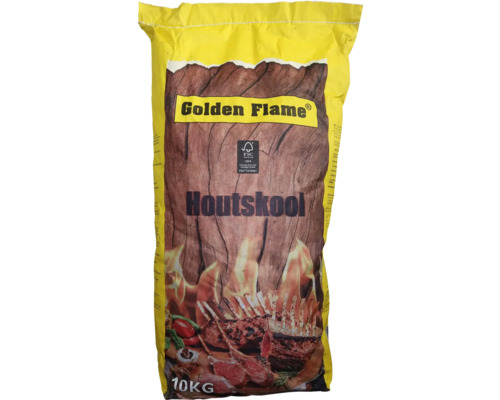 GOLDEN FLAME Houtskool 10 kg GOLDEN FLAME Houtskool 10 kg