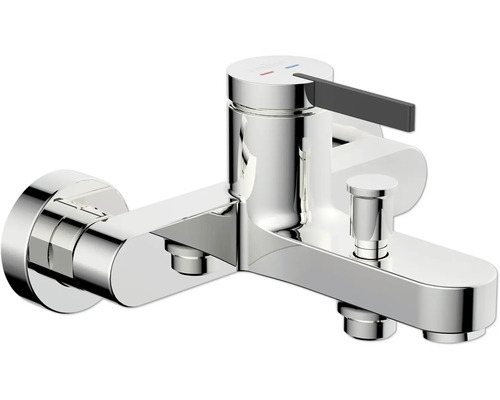 JUNGBORN Badmengkraan eengreeps Sigma chroom/zwart JUNGBORN Badmengkraan eengreeps Sigma chroom/zwart
