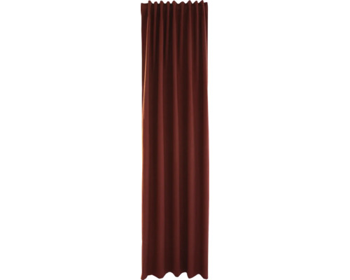 HOMING Isolerend gordijn met lussen Silan roodbruin 140x240 cm HOMING Isolerend gordijn met lussen Silan roodbruin 140x240 cm