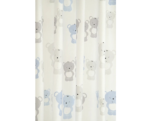 Gordijn met berenpatroon voor kinderkamer
