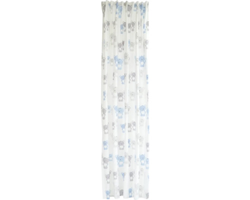 HOMING Gordijn met lussen Little Bears blauw 140x240 cm HOMING Gordijn met lussen Little Bears blauw 140x240 cm