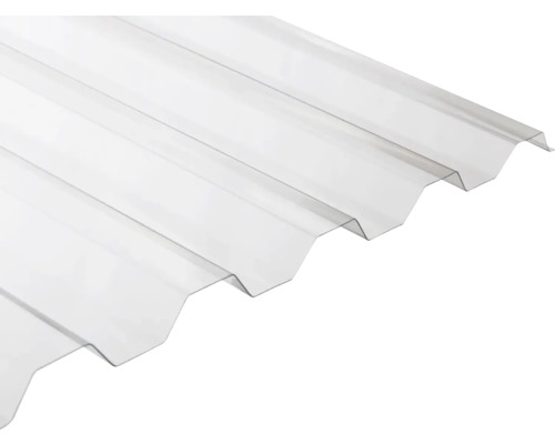 GUTTA Golfplaat trapeze 76/18, helder, 2000x1040x0,8 mm Transparante golfplaat