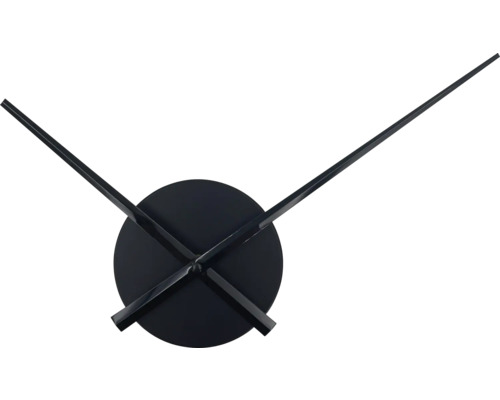 Wandklok metaal ø 24,5 cm zwart Wandklok metaal ø 24,5 cm zwart