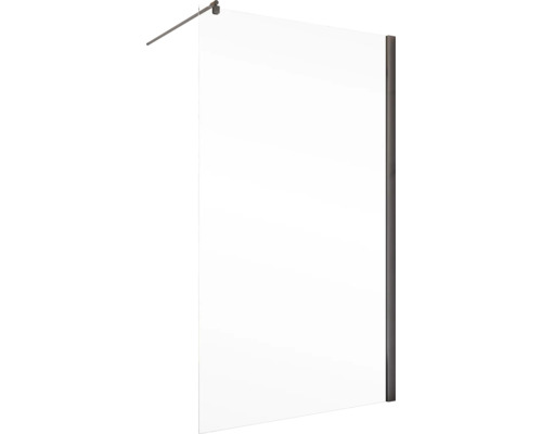 Douchescherm van glas met frame