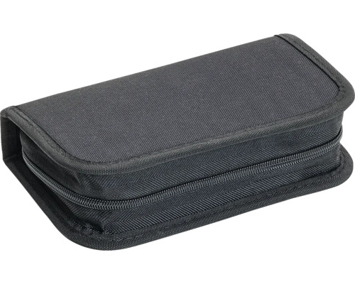 Zwarte gereedschapstas met ritssluiting