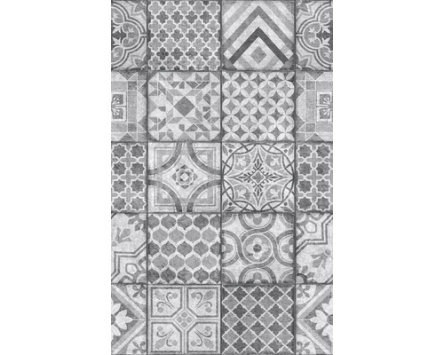 Tegelpatroon met diverse geometrische en bloemmotieven