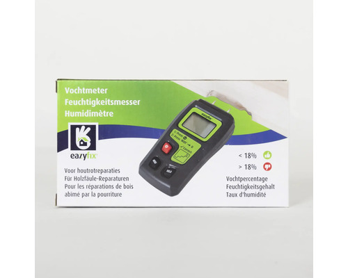 Vochtmeter met verpakking