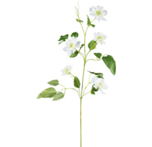 Decoratieve Clematis kunstbloem met bloemen en bladeren
