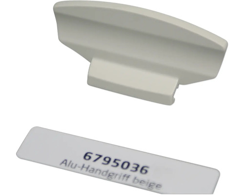SOLUNA Handgreep plissé BB-model aluminium beige artikel 6840012114100