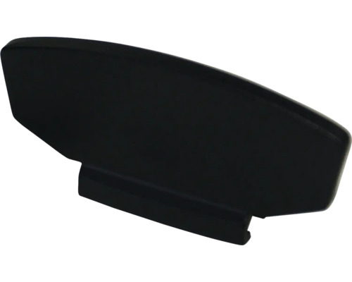 Zwarte zijafdekking voor aanhanger